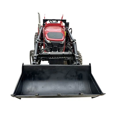 Zemědělský traktor s nakladačem